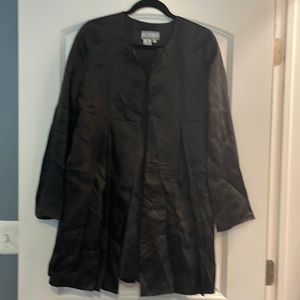 Magaschoni apparel black size 4 silk jacket